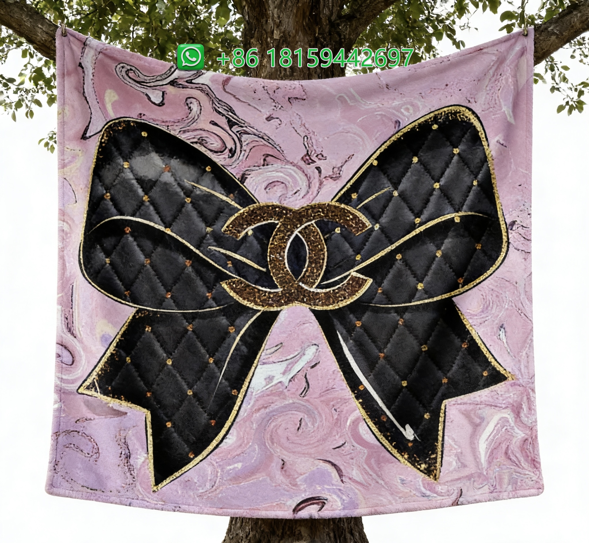 Chanel Throw Blankets
